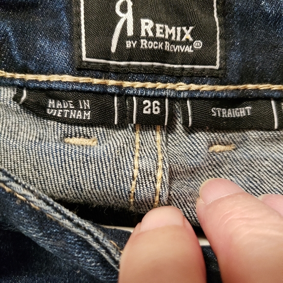 Rimex By Rock Revival Women's Jeans. 26 Straight. - Picture 4 of 9